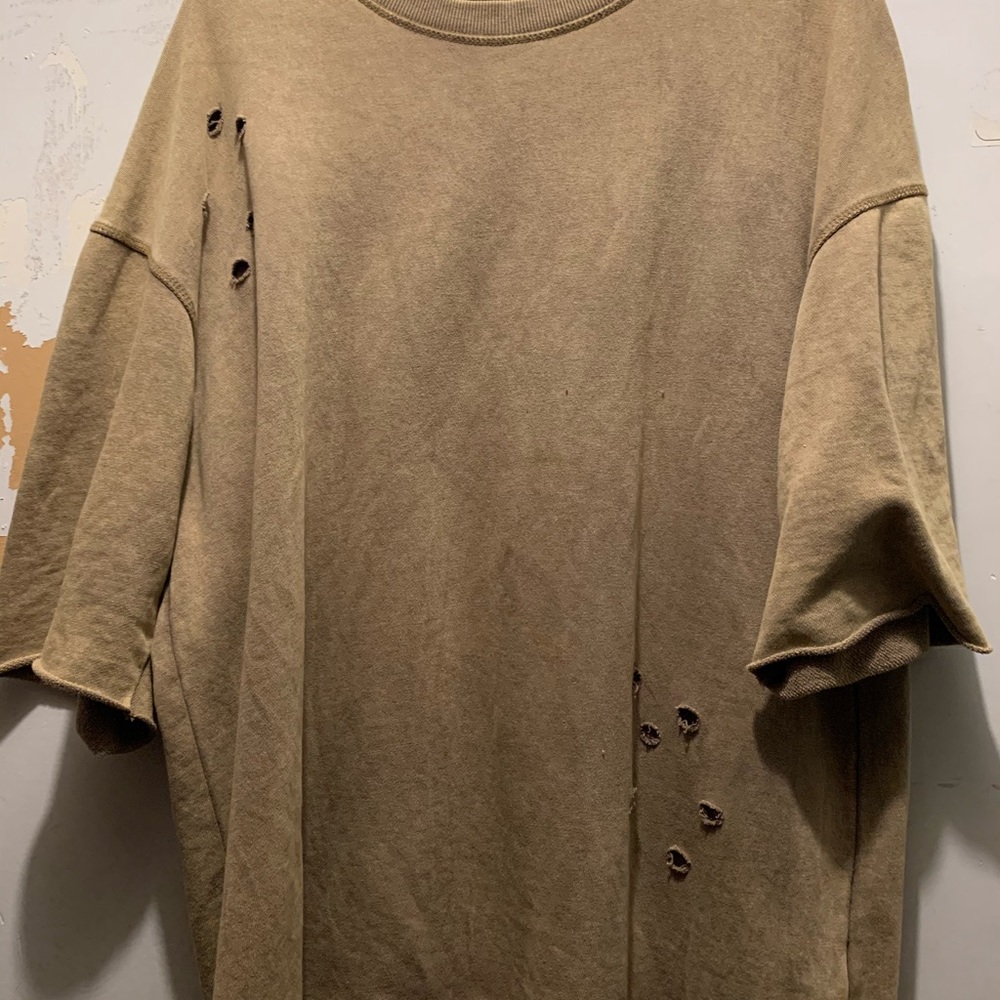 Oversized shirt.